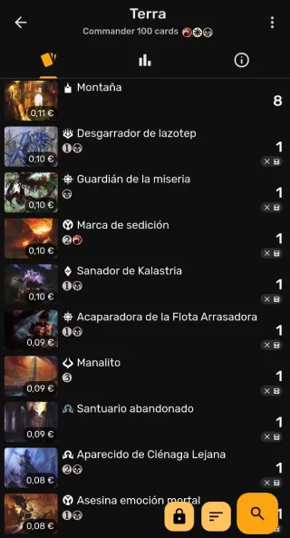 Mazo Commander Magic The Gathering Terra.