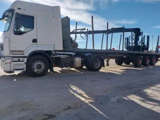 Renault Premium + Semirremolque Forestal