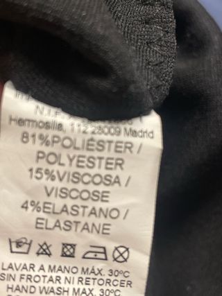 Mini Falda Fiesta Dorada Negra Talla 3XL ( lee )