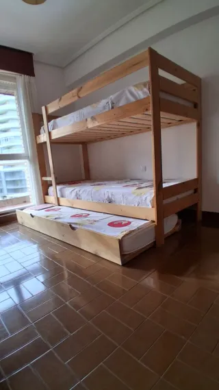 Litera con cama nido y 3 colchones Lufe