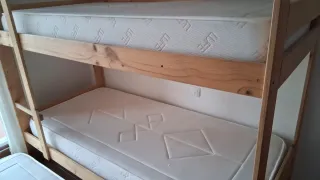 Litera con cama nido y 3 colchones Lufe