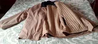 Chaqueton  beige hombre