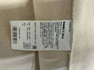 Abrigo Bimba y Lola Beige