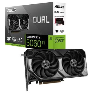 Tarjeta Gráfica ASUS Dual OC RTX 5060 Ti 16GB