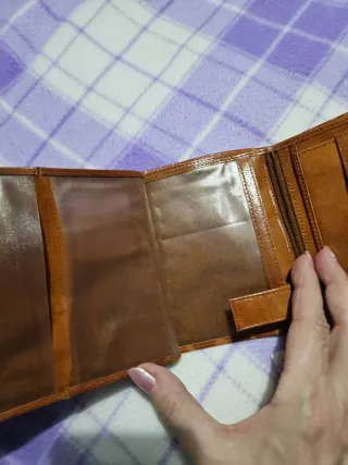 Cartera juvenil con flores nueva