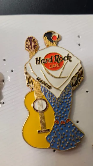 Pin Hard Rock Cafe Madrid Guitarra Flamenca