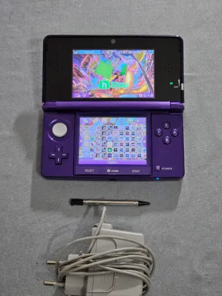 Nintendo 3DS XL midnight purple 64GB SD
