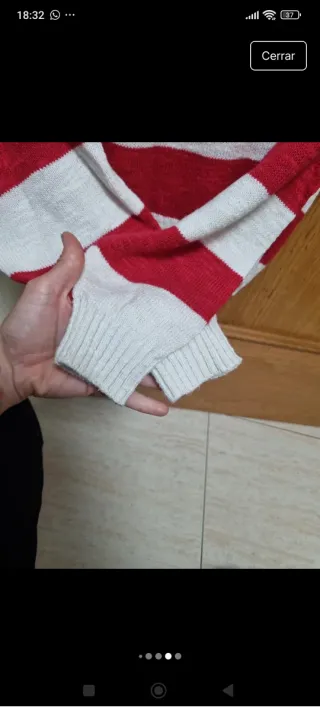 Jersey Hollister Lana talla S Bandera EEUU