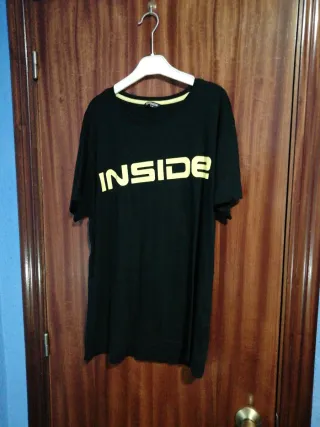 Camiseta Inside Talla M Negra