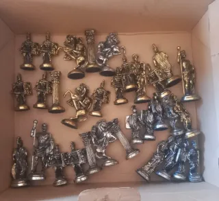 Tablero de ajedrez de metal