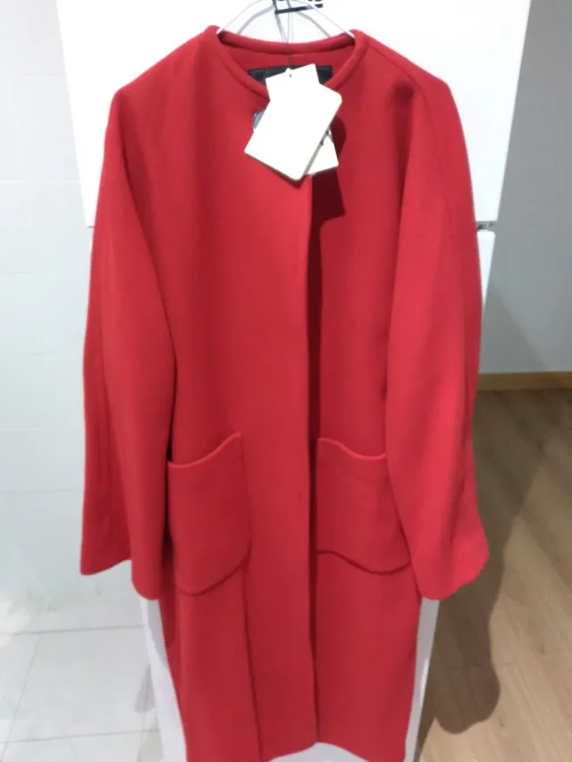 Abrigo Zara Lana XS Oversized