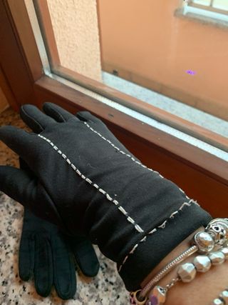 Guanti Simiani neri Tg. S/M