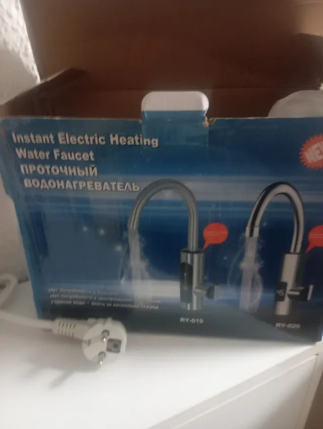 Grifo Calentador Agua Eléctrico Instantáneo