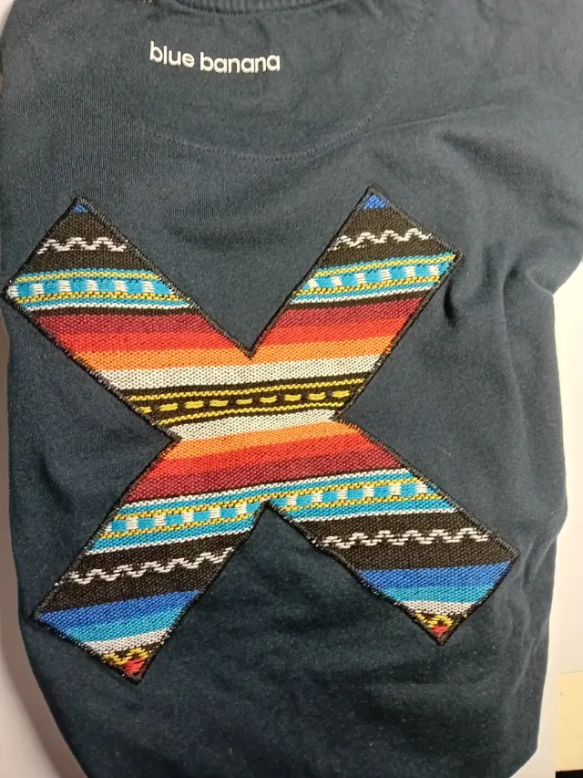 Camiseta Blue Banana Talla S Azul Oscuro