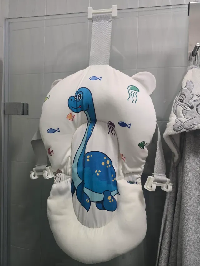 Bagnetto neonato pieghevole con cuscino