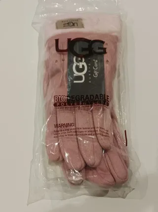 Guantes UGG Rosa Ante