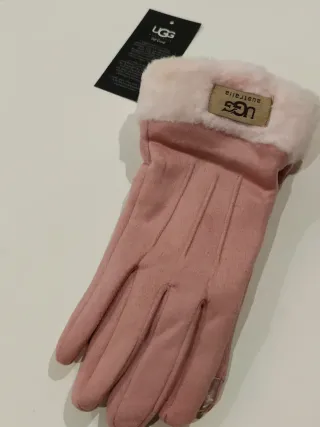 Guantes UGG Rosa Ante