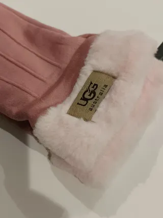 Guantes UGG Rosa Ante