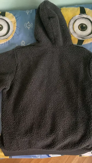 Sudadera Jack & Jones gris borreguito