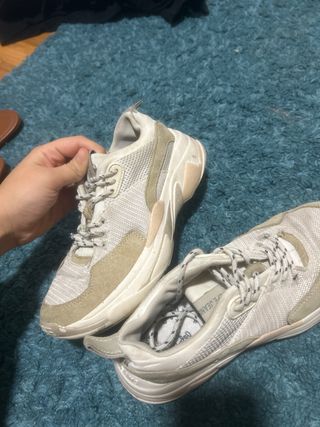 Zapatillas Pepe Jeans Beige y Blancas