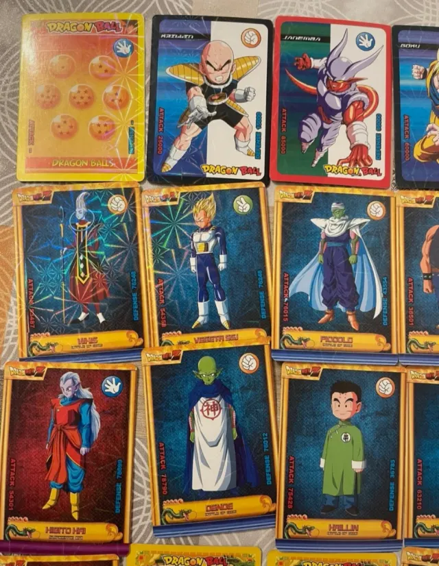 Collezione di carte Dragon Ball Carddass