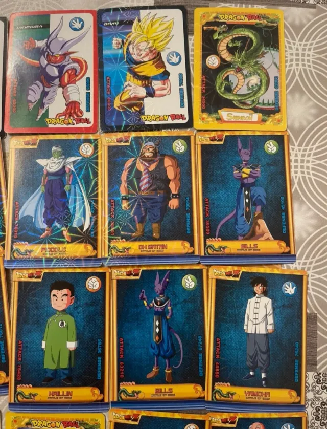 Collezione di carte Dragon Ball Carddass