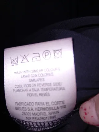 Chaqueta fiesta negra bordada