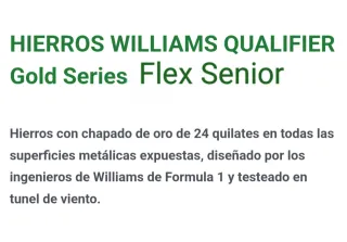Set de Hierros de Golf Williams