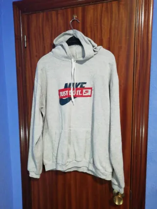 Sudadera Nike Gris Talla M-L