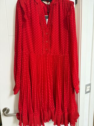 Vestido Twinset Rojo Talla 42 Nuevo