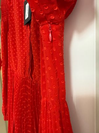 Vestido Twinset Rojo Talla 42 Nuevo