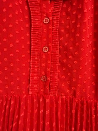 Vestido Twinset Rojo Talla 42 Nuevo
