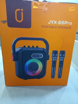 Altavoz Portátil JYX-66Pro con Micrófonos
