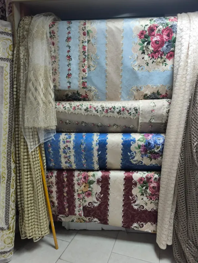 Tela Marroquí Salones Beige Multicolor