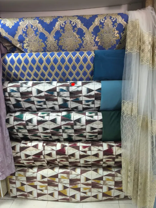 Tela Marroquí Salones Beige Multicolor