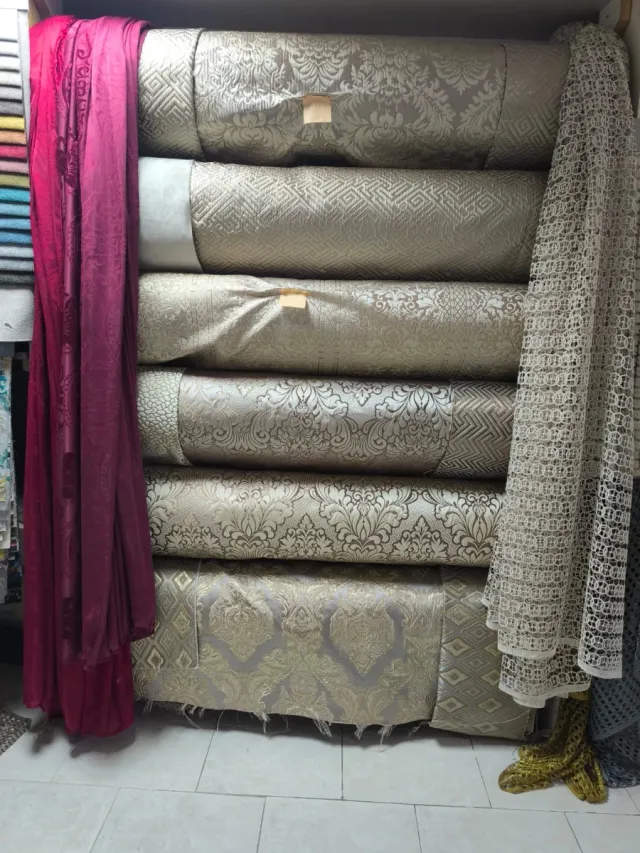 Tela Marroquí Salones Beige Multicolor