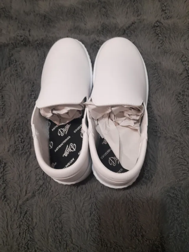 Scarpe da lavoro bianche per donna