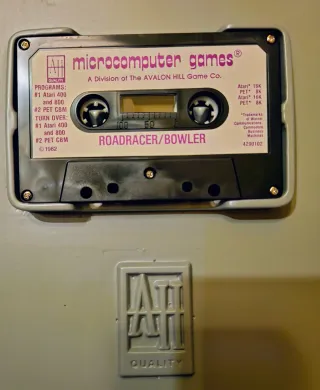 Cassetta 2 Giochi per Commodore PET 2001 CBM Atari