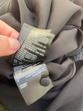 Blusa H&M Negra Plisada Sin Mangas