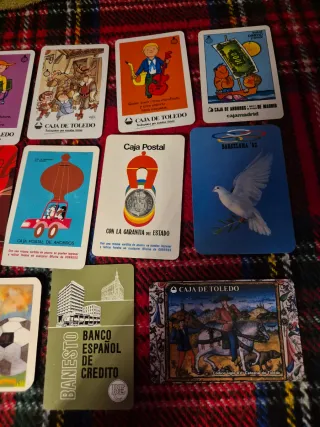 Calendarios Bolsillo Coca-Cola, Cajas Ahorros