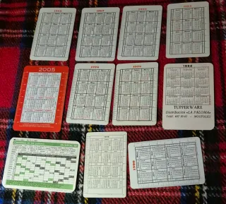 Calendarios Bolsillo Coca-Cola, Cajas Ahorros