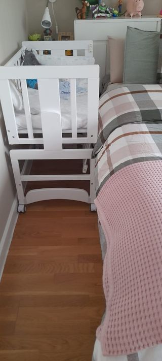 Minicuna colecho blanca 3 en 1