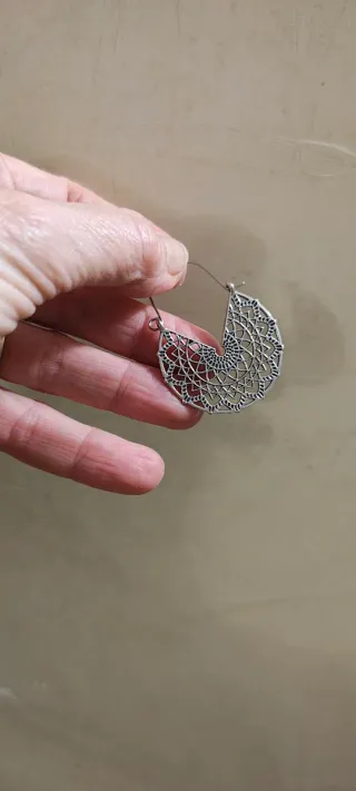 Orecchini a cerchio argento