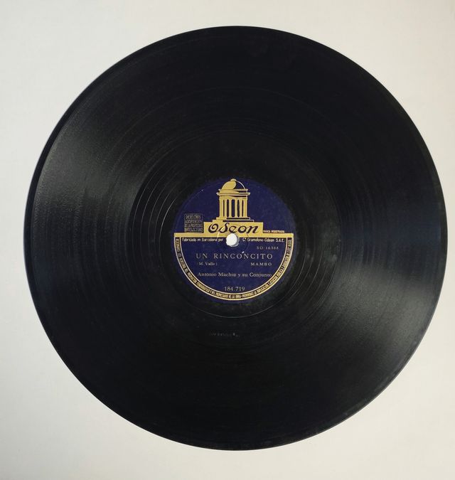 Disco de Pizarra de Antonio Machin. Años 40's