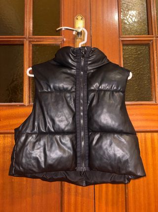Chaleco acolchado Zara negro