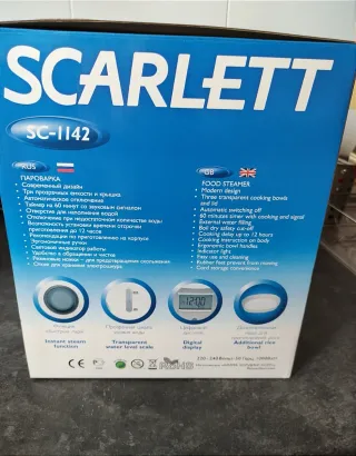 Vaporera eléctrica.