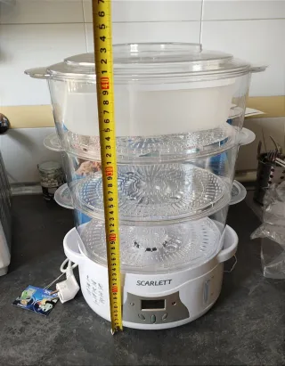 Vaporera eléctrica.