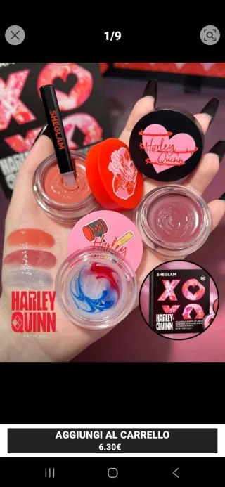 Set Labbra Sheglam Harley Quinn