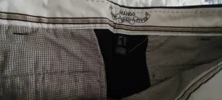 Bermudas Mango Negras Talla M