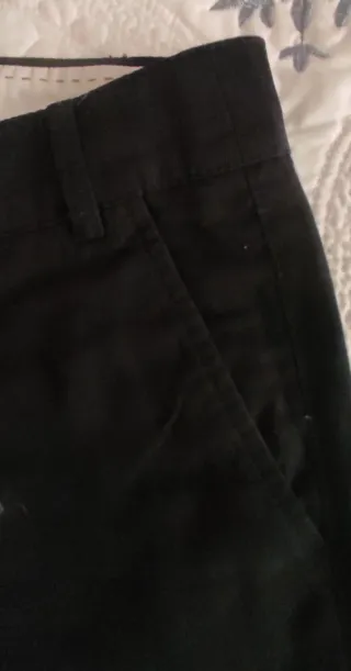 Bermudas Mango Negras Talla M